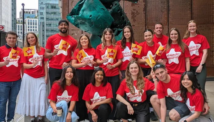 Group of fundraisers from Accenture