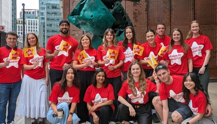 Group of fundraisers from Accenture