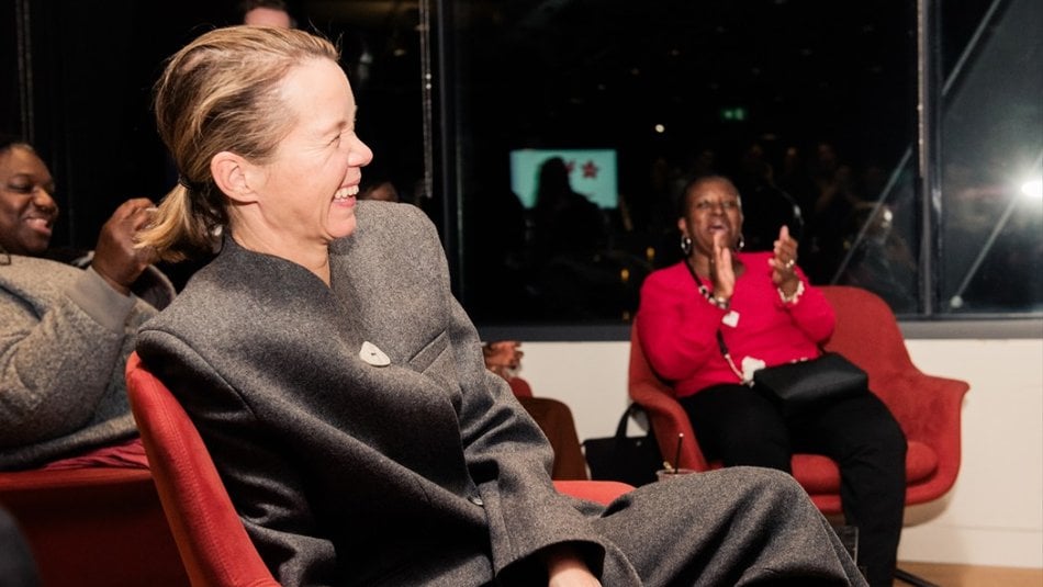 Anna Maxwell Martin at Santaland screening