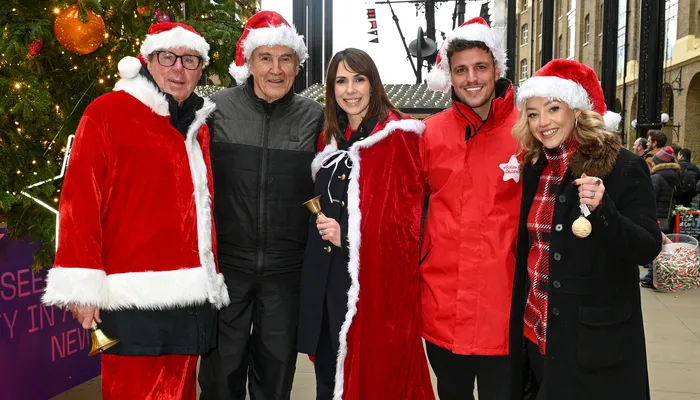 Celebrities at winter cabin