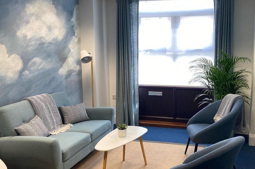 blue room
