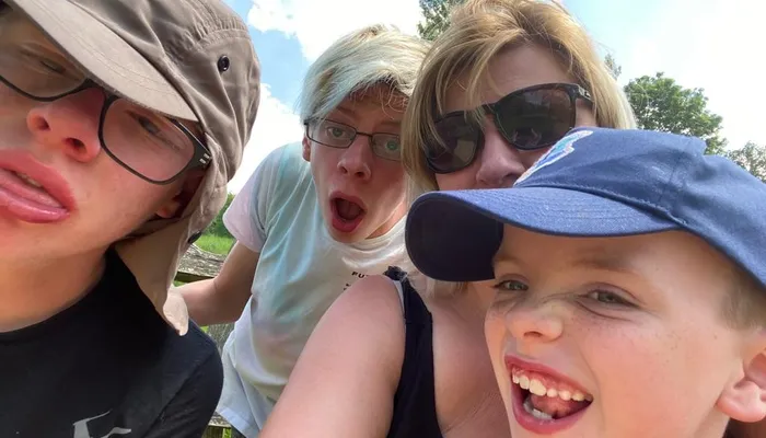 Victoria Brooks and family