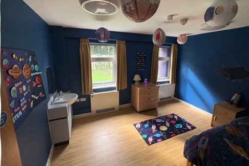 Space themed bedroom