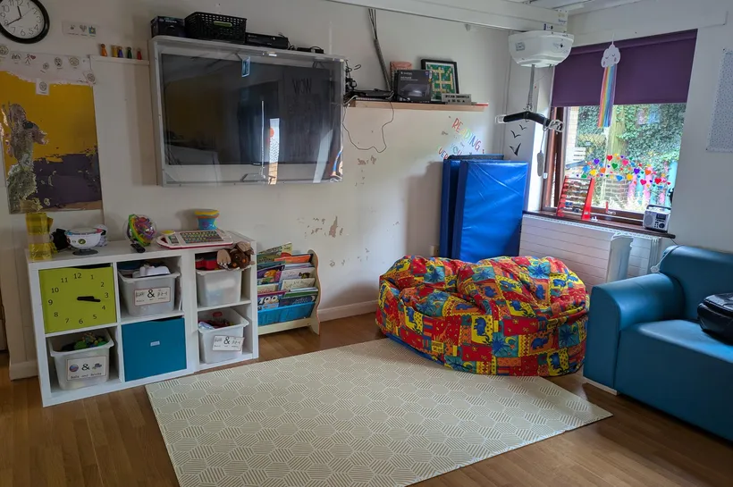 Lounge area at Squirrels overnight breaks