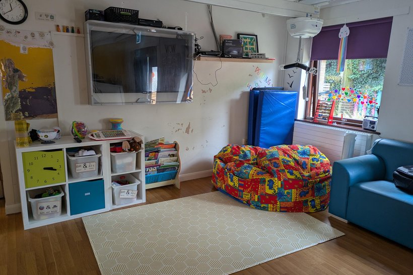 Lounge area at Squirrels overnight breaks