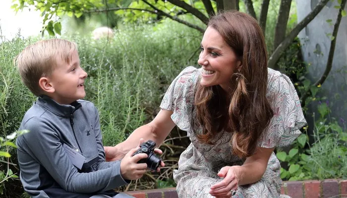 The Princess of Wales visiting Action for Children's Warren Park residential service