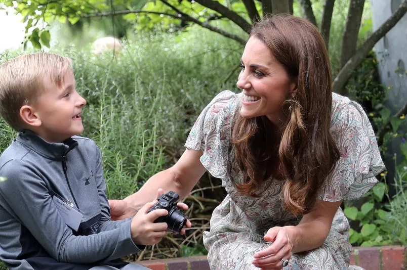 The Princess of Wales visiting Action for Children's Warren Park residential service