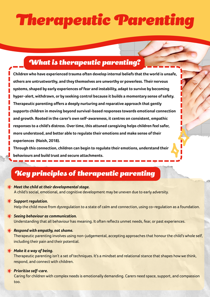 Therapeutic Parenting Leaflet