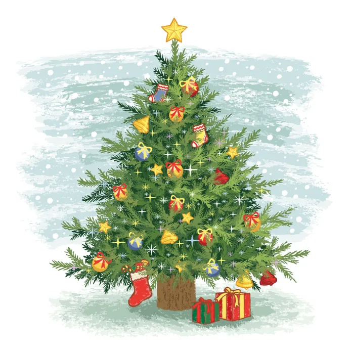 Traditional design - Christmas tree