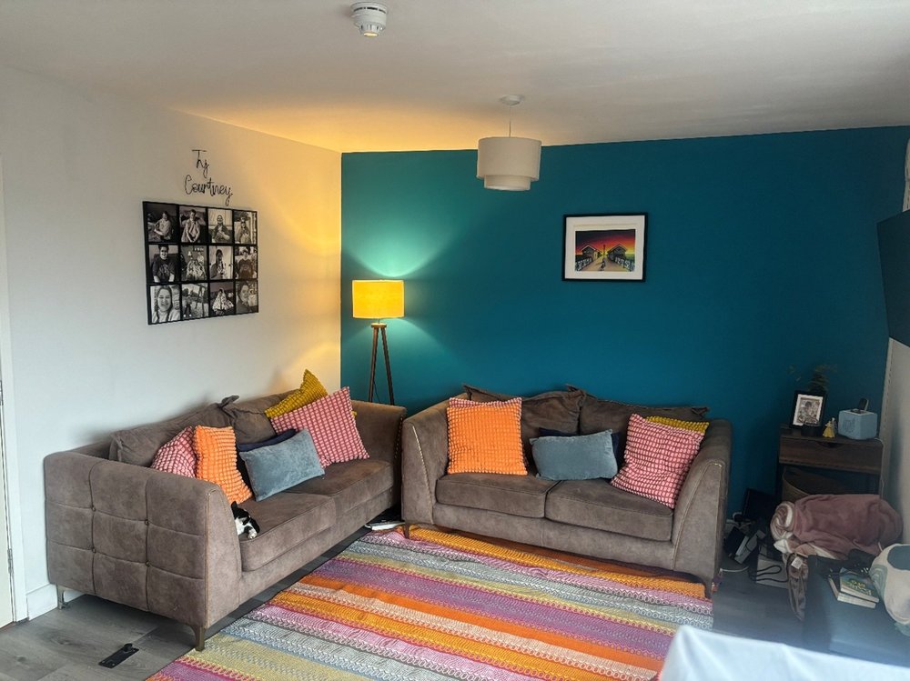 Cosy living room at Ty Canol