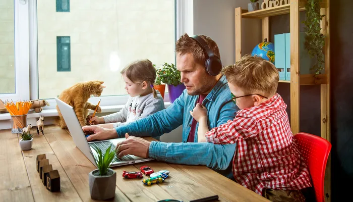 working and parenting
