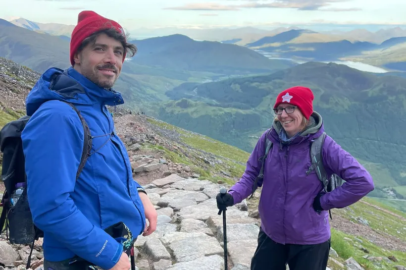 Ben Nevis 2026 Image before we set-off