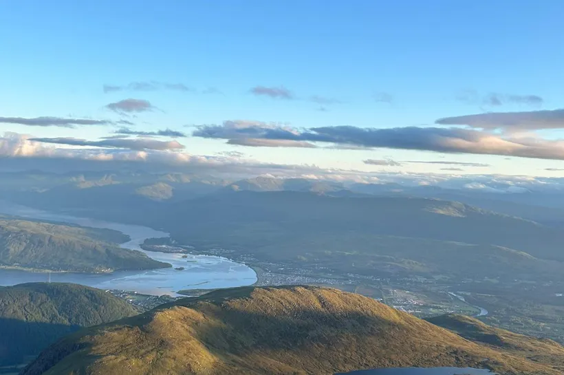 Ben Nevis 2026 view from near the Summit