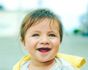 Baby smile