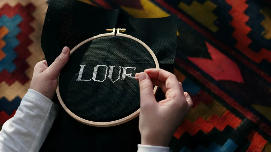 Stitching - love