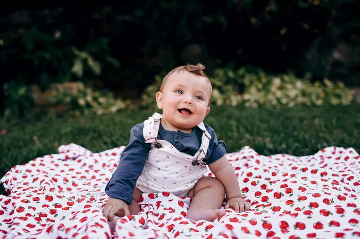 baby smiling