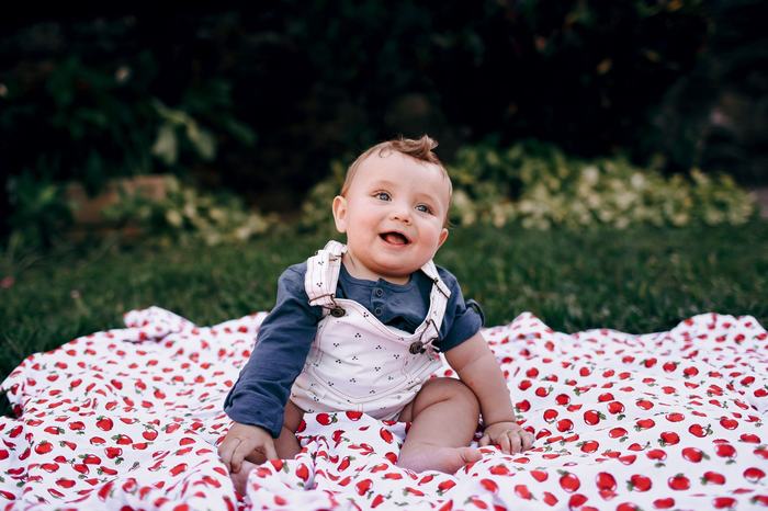 baby smiling