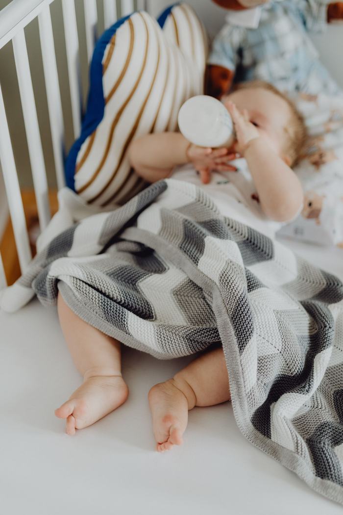 baby drinking milk