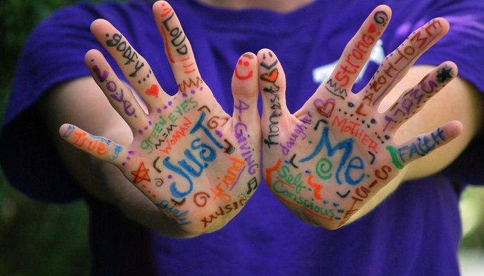 hands writing self