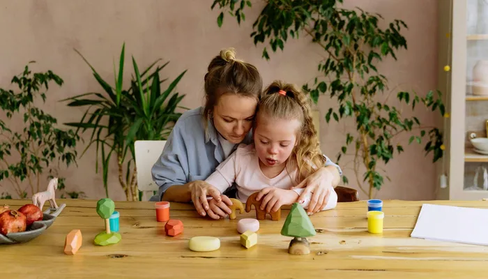 Mum Daughter Play
