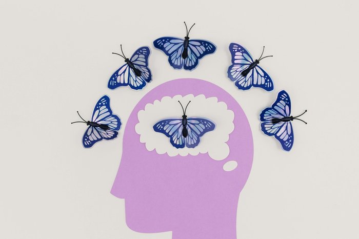 Brain Thoughts Butterflies