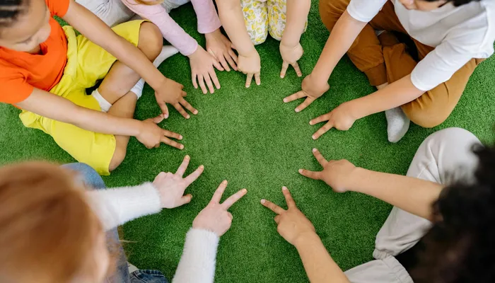 Children Diverse Hands Fingers