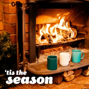 'tis the season fireplace